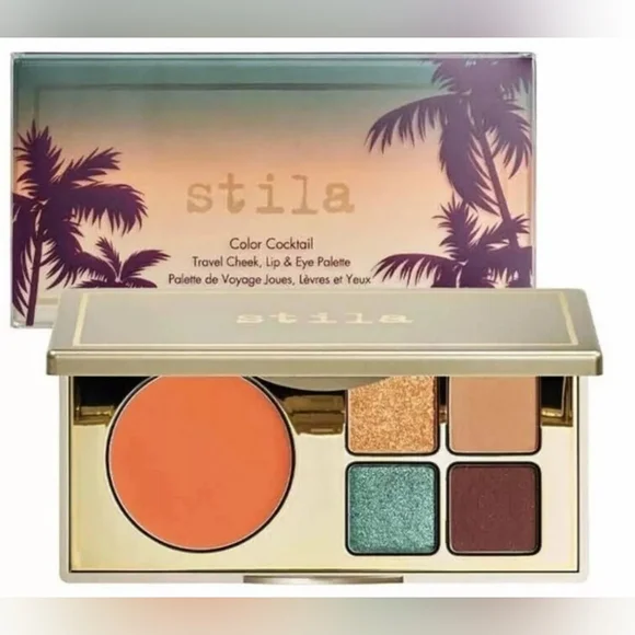 STILA Color Cocktail Travel Cheek, Eye, and Lip Palette in Tequila Sunrise - Picture 1 of 3